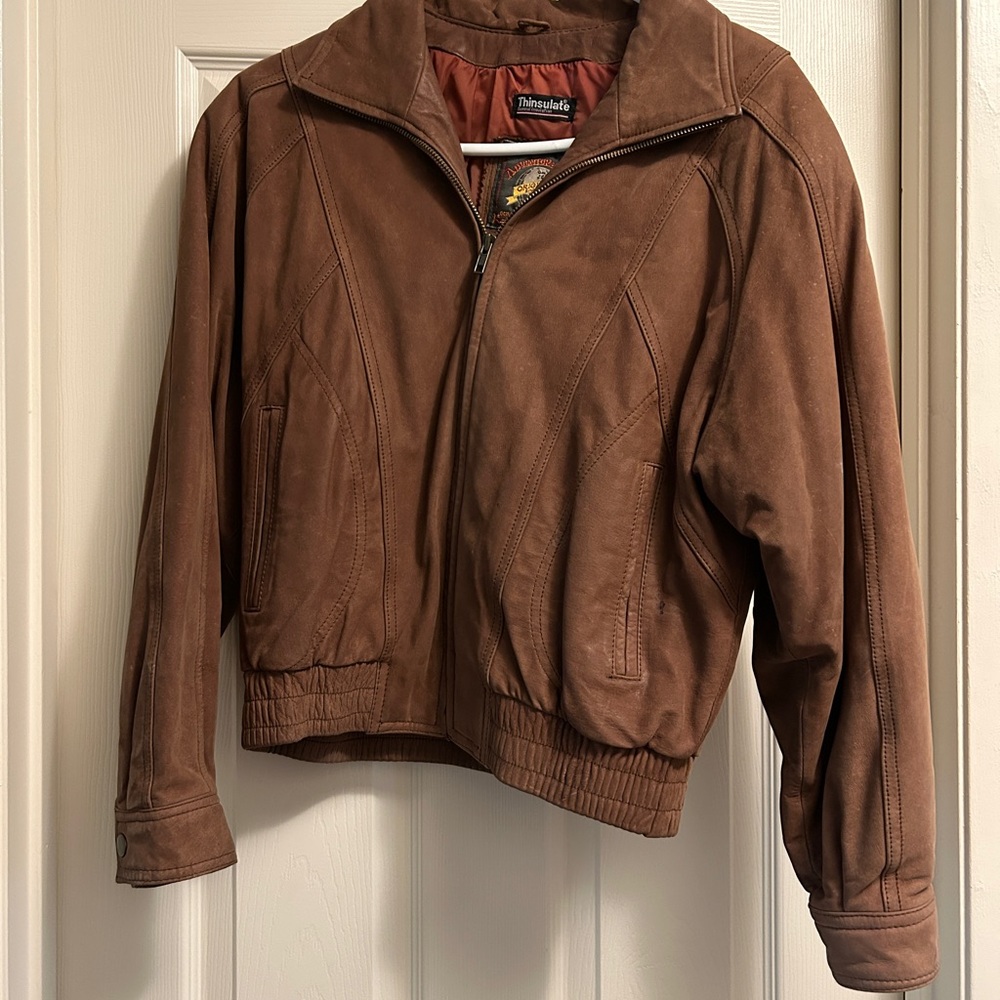 Wilson Adventure Bound Brown Suede Jacket with Thinsulate